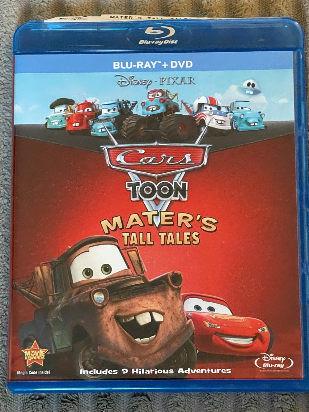 Disney Pixar Cars Toon Mater’s Tall Tales Blu-ray DVD 2-Disc Combo Pack